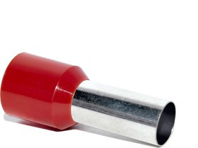 Наконечник штыревой втулочный изолированный KTE 35-18 35мм2/L=18мм/Красный (упак=100 шт.)