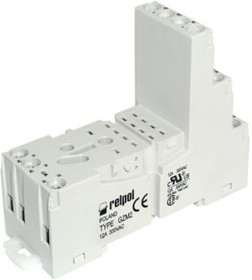 Цоколь GZM2, серый, на рейку DIN35, для R2N