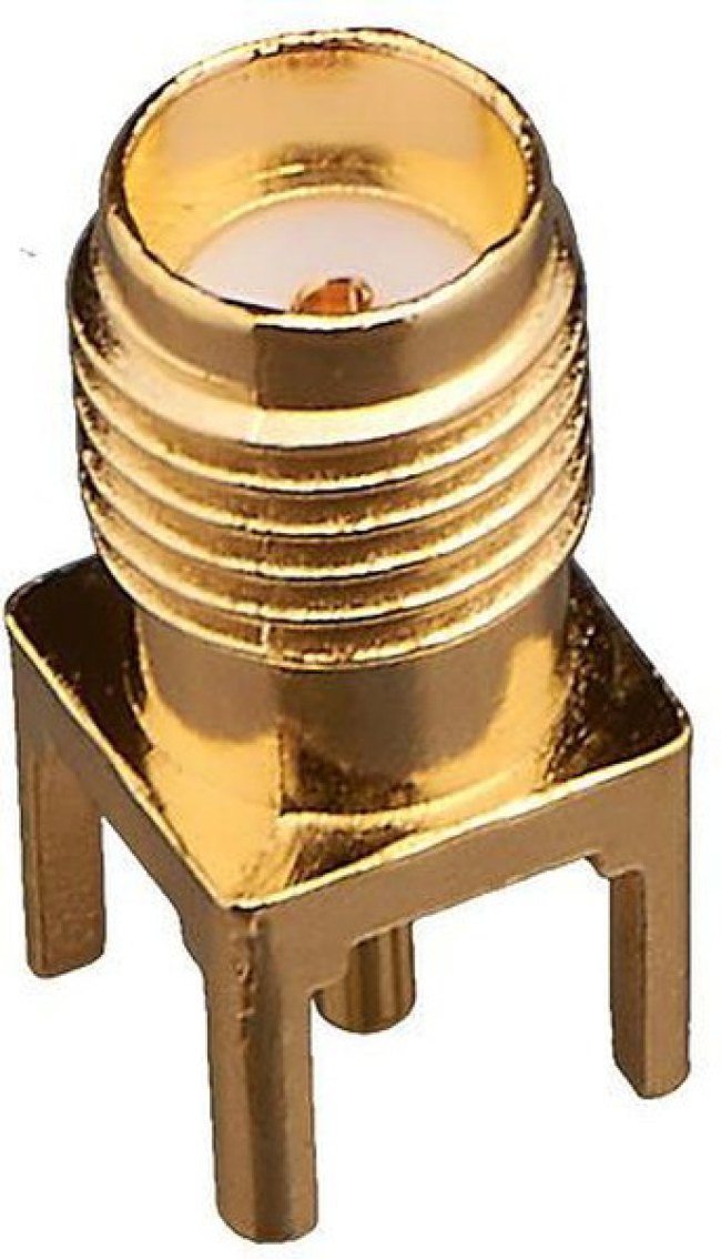 5-1814832-2, Conn SMA 0Hz to 6GHz 50Ohm Solder ST Thru-Hole RCP Gold Box