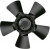 A4S250-AA02-02, AC Fans AC Axial Fan, 250x74.5mm, 230VAC, 67W, 1620RPM, 100Pa, Ball, 2x Lead Wires, IP44