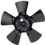A4S250-AA02-02, AC Fans AC Axial Fan, 250x74.5mm, 230VAC, 67W, 1620RPM, 100Pa, Ball, 2x Lead Wires, IP44