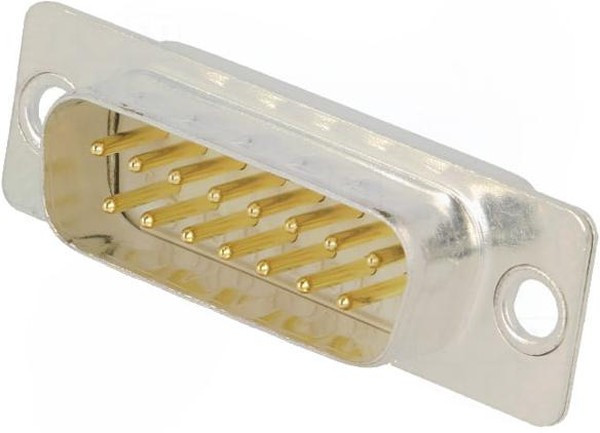 09670155604, Вилка D-Sub на кабель (15pin)