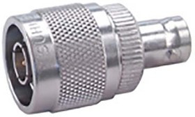 33_N-BNC-75-1/133_UE, Straight 75 Coaxial Adapter Plug to BNC Jack Socket 1GHz 33_N-BNC-75-1/133_UE, Straight 75 Coaxial Adapter Plug to BNC Jack Socket 1GHz