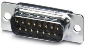 CUC-DSI-C1STZ-S/DSLSC15, Разъем D Sub, Standard, Штекер, CUC-DSI-C1STZ-S, 15 контакт(-ов), DA, Пайка