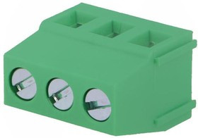 EBAG-03-C, Зажимная рейка для печатных плат, угловой 90°, 5мм, на PCB, 16А