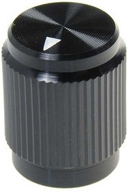 42005-2, D12.7мм, отв. 3,2мм, Ручка металл, черная