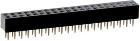 PBD2-40 (DS1026-06-2x20), Гнездо на плату 2мм 2х20pin прямое