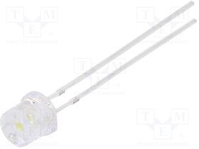 OSW44P57E1A, LED; 5mm; white cold; 2180?2500mcd; 140°; Front: flat; 2.9?3.4V OSW44P57E1A, LED; 5mm; white cold; 2180?2500mcd; 140°; Front: flat; 2.9?3.4V