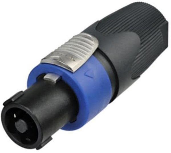 NL4FX, Вилка, для громкоговорителей, "мама", PIN: 4, на провод, 40А, 250В