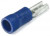 Клемма розетка, 2,8x0,8, обжимная, синяя