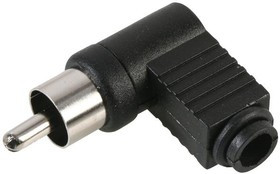 PSG01639, Аудио / видео разъем RCA, 2 контакт(-ов), Штекер, Черный