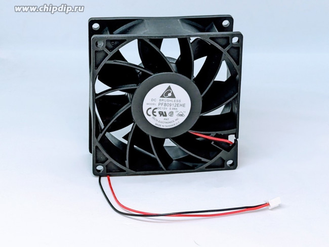 Вентиялятор Delta Electronics PFB0912EHE 12v 0.88A 92x38 2pin