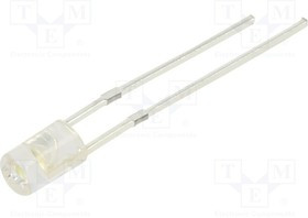 OSW54K3HA1F, LED; 3mm; white cold; 450?600mcd; 100°; Front: flat; 2.7?3.2V