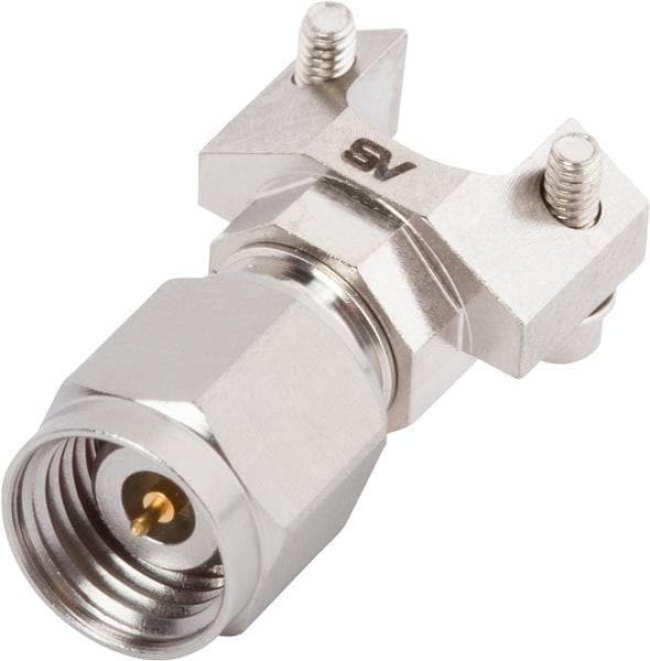 SF1611-60018, 2.4MM MALE SOLDERLESS PCB EDGE MOUNT CONNECTOR, 2 HOLE 28AH0604