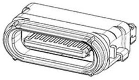 202410-0002, USB Connectors USB TYPE C SHLDRECRA 24CKT MIDMNT WTRPRO