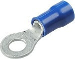 34160-0, Клемма-проушина М4, синяя