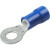 34160-0, Клемма-проушина М4, синяя