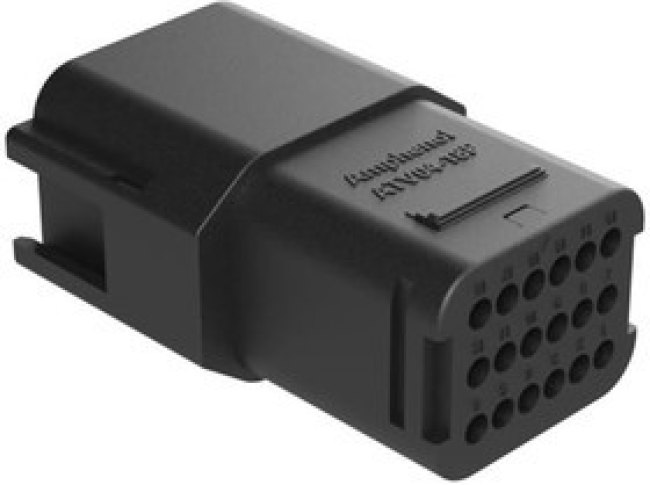 ATV04-18PB-RR01, Automotive Connectors 18 POS RCPT SZ 16 In-Line Key B