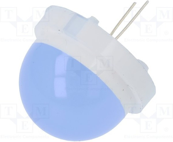 CQL-434 / HV, LED; 20mm; blue; 480?1700mcd; 120°; Front: convex; 10.5?11V