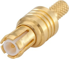 170219, 50 Straight Cable Mount, MCX Connector Bulkhead Fitting, Plug, Coaxial