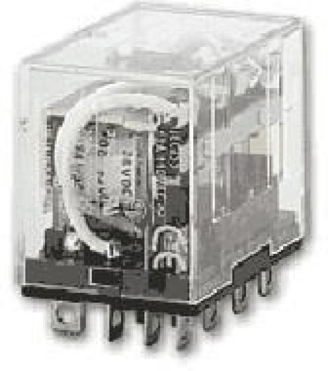 LY2N-D2-DC24, General Purpose Relays DPDT 10A 24VDC W/LED LY2N-D2-DC24, General Purpose Relays DPDT 10A 24VDC W/LED
