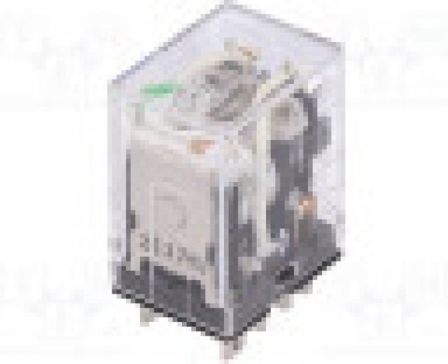 LY2N-D2-DC24, General Purpose Relays DPDT 10A 24VDC W/LED LY2N-D2-DC24, General Purpose Relays DPDT 10A 24VDC W/LED