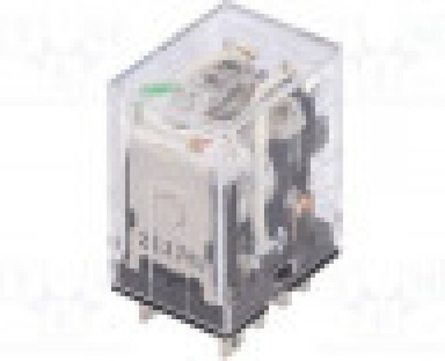 LY2N-D2-DC24, General Purpose Relays DPDT 10A 24VDC W/LED LY2N-D2-DC24, General Purpose Relays DPDT 10A 24VDC W/LED