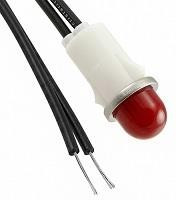 1051A1, Panel Mount Indicator Lamps RED DIFFUSED 1/2" MOUNTING HOLE