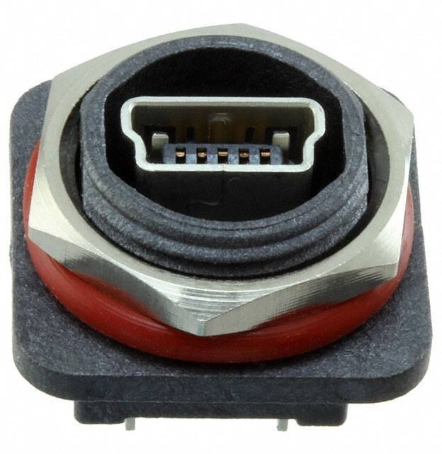 SPM-05-S-B-VT1-PF, USB Connectors IP68 Sealed Mini USB Port