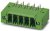 1721038, Pluggable Terminal Blocks 4 Pos 7.62mm pitch Through Hole Header