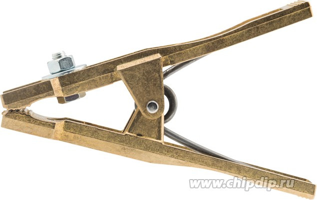 16-0053-9, Зажим «крокодил» 315 А 170 мм для сварки (латунь) Профи РОССИЯ 16-0053-9, Зажим «крокодил» 315 А 170 мм для сварки (латунь) Профи РОССИЯ