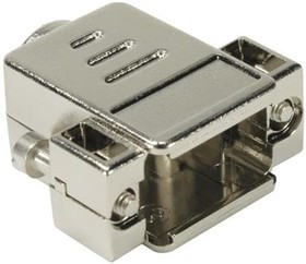 09670370443, D-Sub Backshells 37P HOOD TOP ENTRY METALLIZED PLASTIC
