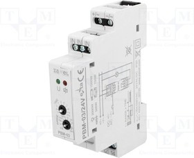 PBM-03/24V, Реле: установочное, бистабильное, NO, Uобмотки: 24ВAC, DIN, 16А