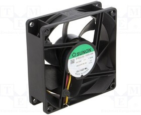 EF80251B1-G99-A, Вентилятор: DC; осевой; 12ВDC; 80x80x25мм; 70куб.м/ч; 33дБА; шариковый