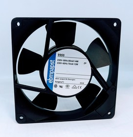 Вентилятор Ebmpapst 9950 230v 14 /12W 80/70mA 120x25 клемма металл / пластик