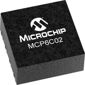 MCP6C02T-100H/Q8B, Токочувствительный усилитель, 1 Усилитель, 170 мкА, VDFN, 8 вывод(-ов), -40 °C, 125 °C