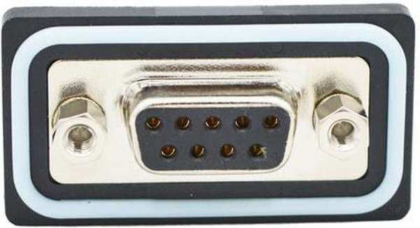 SDF-V09-213L051, SDF 9 Way Vertical PCB D-sub Connector Socket, 2.74mm Pitch, with 4-40 Boardlocks