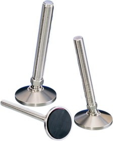 A087/005, M16 Stainless Steel Adjustable Foot, 1250kg Static Load Capacity 10° Tilt Angle