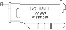 617991010, RF Connector Accessories Mini Quick Lock EMI Backshell
