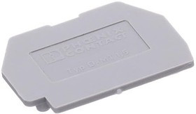 3100321, Торцевая крышка, для использования с модульными клеммными колодками, серого цвета, D-MT 3100321, Торцевая крышка, для использования с модульными клеммными колодками, серого цвета, D-MT