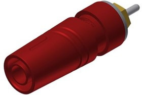 972360701, Red Female Banana Plug Solder 1000V ac/dc 972360701, Red Female Banana Plug Solder 1000V ac/dc