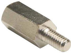 R30-3001202, Стойка, Латунь, M3, Шестигранная Штыревая-Гнездовая, 12 мм, 18 мм