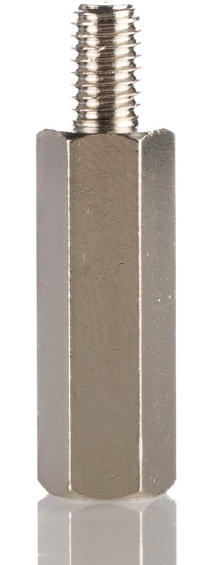 R30-3001202, Стойка, Латунь, M3, Шестигранная Штыревая-Гнездовая, 12 мм, 18 мм R30-3001202, Стойка, Латунь, M3, Шестигранная Штыревая-Гнездовая, 12 мм, 18 мм