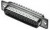 8-1393740-0, Amplimite HD-20 25 Way Through Hole D-sub Connector Plug, 2.76mm Pitch