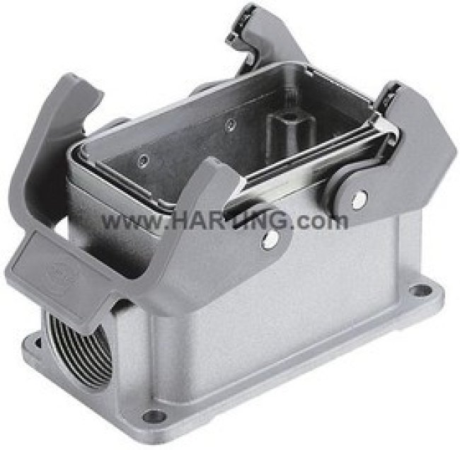 19628101271, Han EMC/B Heavy Duty Power Connector Housing, M25 x 2 Thread 19628101271, Han EMC/B Heavy Duty Power Connector Housing, M25 x 2 Thread