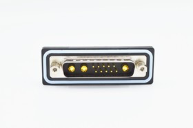 CDFV13W3113L411, CDF 25 Way Vertical Solder D-sub Connector Plug, 2.77mm Pitch, with 4-40 Screw Locks