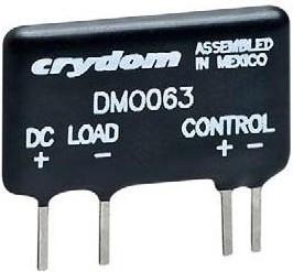 DMO063, Solid State Relays - PCB Mount PCB Mini-SIP SSR 60 Vdc/3A,3-10Vdc,ZC