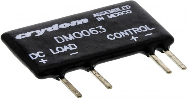 DMO063, Solid State Relays - PCB Mount PCB Mini-SIP SSR 60 Vdc/3A,3-10Vdc,ZC