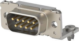 4-1393479-3, Разъем D Sub, Standard, Штекер, AMPLIMITE HD-20, 9 контакт(-ов), DE, Пайка
