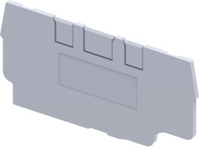 289751, Крышка концевая для клеммы проходной OptiClip EPCX2,5/3-TRIPLET-серый 289751, Крышка концевая для клеммы проходной OptiClip EPCX2,5/3-TRIPLET-серый